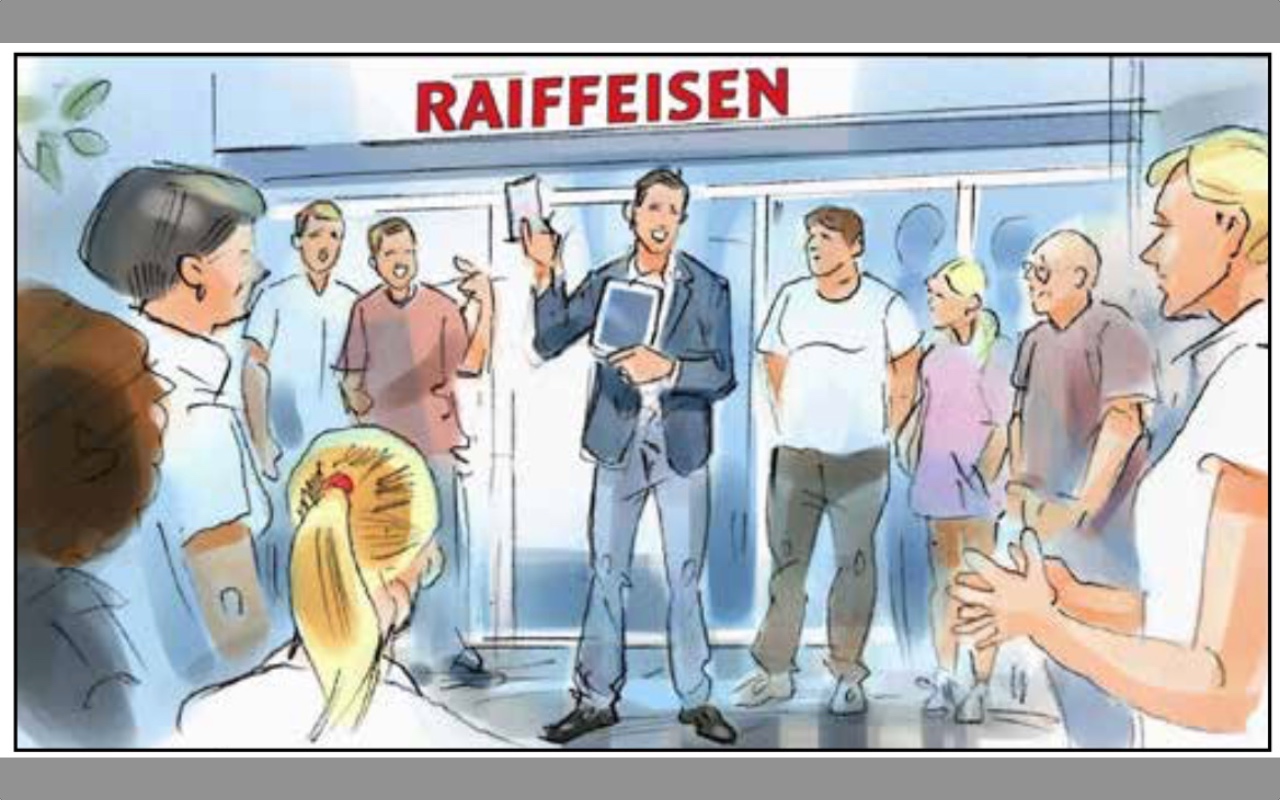 iPad Zauberer Simon Pierro - Werbekampagne für Raiffeisen in der Schweiz - Agentur Jung von Matt